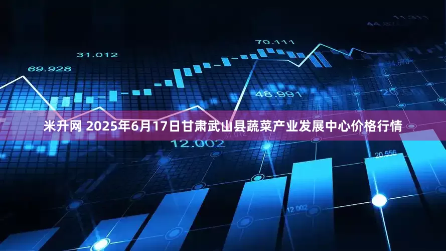 米升网 2025年6月17日甘肃武山县蔬菜产业发展中心价格行情