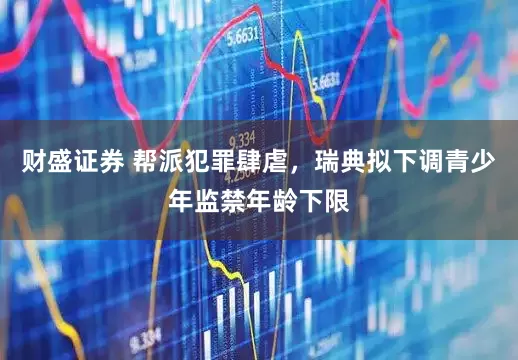 财盛证券 帮派犯罪肆虐,瑞典拟下调青少年监禁年龄下限