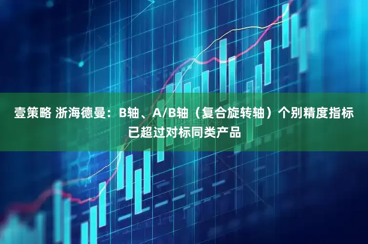 壹策略 浙海德曼：B轴、A/B轴（复合旋转轴）个别精度指标已超过对标同类产品